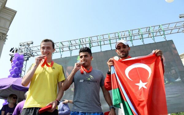 Награждение победителей Гянджинского марафона-2017 - Sputnik Азербайджан