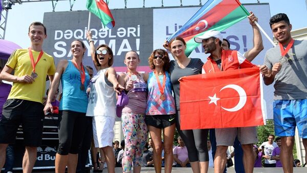 Награждение победителей Гянджинского марафона-2017 - Sputnik Азербайджан