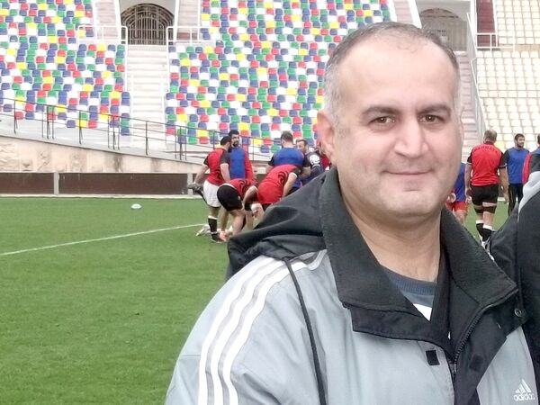 Руководитель отдела развития Федерации регби Азербайджана Эмиль Алиев Руководитель отдела развития Федерации регби Азербайджана Эмиль Алиев - Sputnik Азербайджан