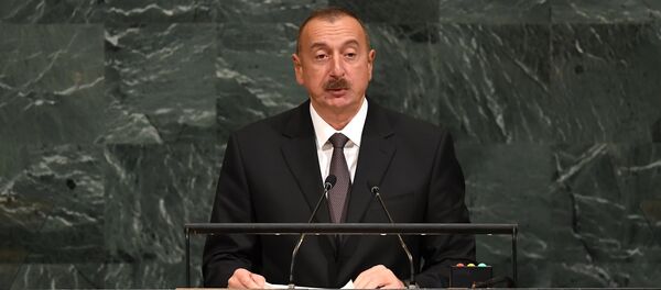 Президент Азербайджана рассказал на Генассамблее ООН о Карабахском конфликте Президент Азербайджана рассказал на Генассамблее ООН о Карабахском конфликте - Sputnik Азербайджан