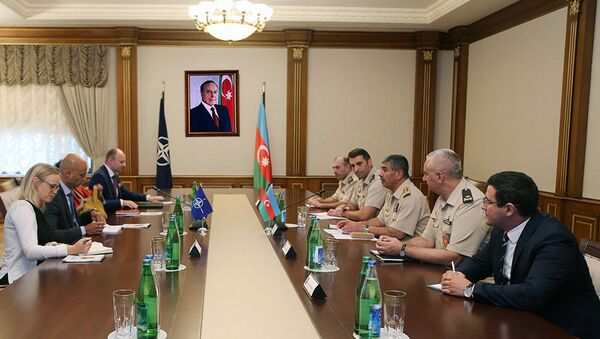 Министр обороны встретился со специальным представителем генерального секретаря НАТО - Sputnik Азербайджан