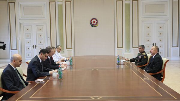 Президент Ильхам Алиев принял делегацию во главе с министром национальной обороны Турции - Sputnik Азербайджан
