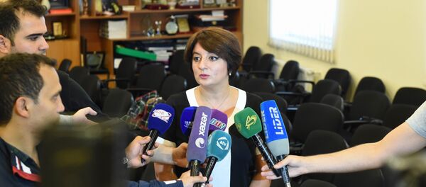 Пресс-службы Министерства молодежи и спорта Самая Мамедова Пресс-службы Министерства молодежи и спорта Самая Мамедова - Sputnik Азербайджан