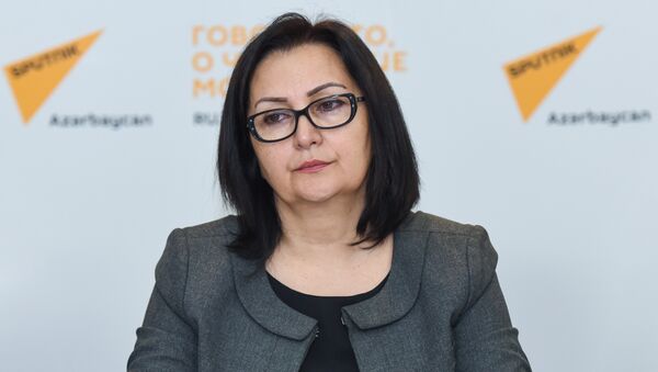 Директор Института профессионального развития работников образования министерства образования Вяфа Ягублу - Sputnik Азербайджан