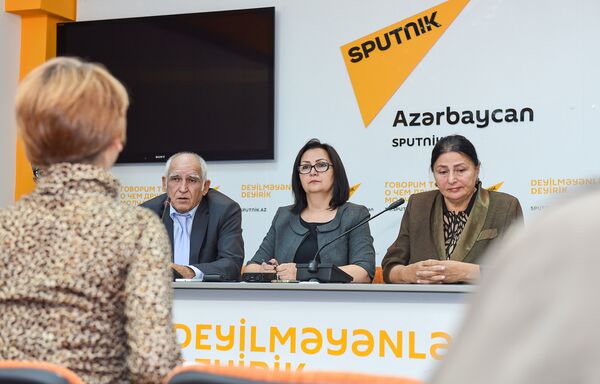 Пресс-конференция, приуроченная ко Дню учителя в мультимедийном пресс-центре Sputnik Азербайджан - Sputnik Азербайджан
