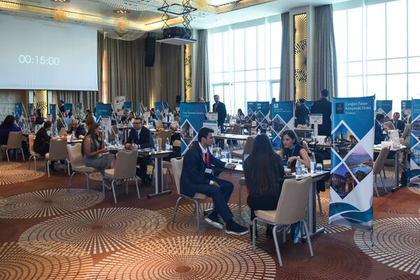 Участники туристического мероприятия Prime Travel Market 2017 Участники туристического мероприятия Prime Travel Market 2017 - Sputnik Азербайджан