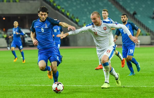 Отборочный матч Чемпионата мира - 2018 по футболу между сборными Азербайджана и Чехии - Sputnik Азербайджан