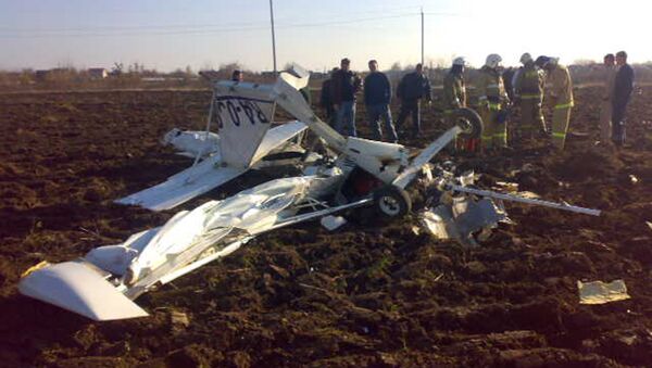 Легкомоторный самолет потерпел крушение в Краснодарском крае - Sputnik Azərbaycan