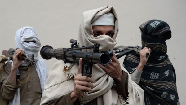 Бойцы движения Талибан, фото из архива - Sputnik Azərbaycan