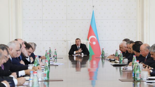 Под председательством Президента Ильхама Алиева состоялось заседание Кабинета Министров - Sputnik Азербайджан