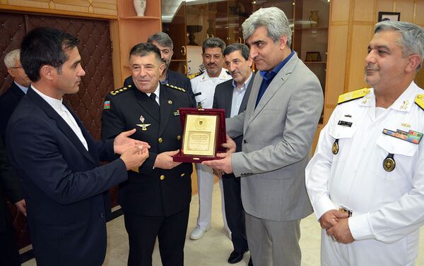 Делегация ВМС Азербайджана встретилась с руководителем провинции Гилан - Sputnik Азербайджан