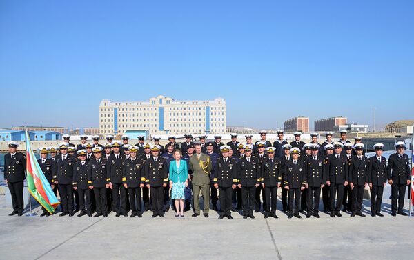 Курс планирования морской безопасности, организованный Королевским флотом Великобритании, начался на базе ВМС в Баку - Sputnik Азербайджан