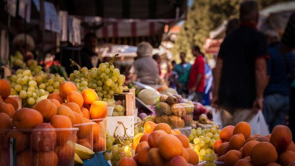 Vegetable stall in a Market - Sputnik Azərbaycan