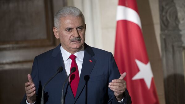Глава турецкого правительства Бинали Йылдырым, фото из архива - Sputnik Азербайджан