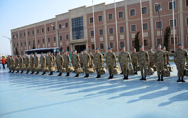 Группа миротворцев Вооруженных сил Азербайджана отправлена в Афганистан - Sputnik Азербайджан
