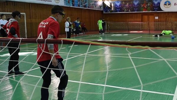 В Казахстане прошел чемпионат по футболу для незрячих - Sputnik Азербайджан