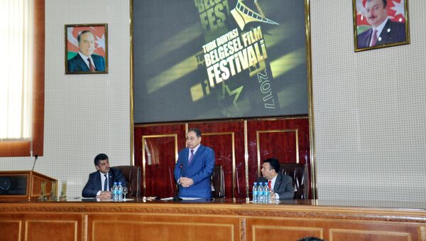 Церемония открытия II Фестиваля документальных фильмов тюркского мира - Sputnik Азербайджан