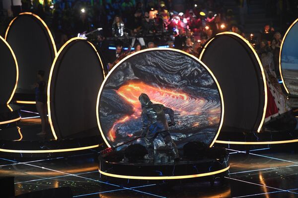 Церемония открытия XIX Всемирного фестиваля молодёжи и студентов Церемония открытия XIX Всемирного фестиваля молодёжи и студентов - Sputnik Азербайджан