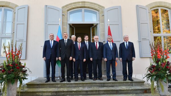 В Женеве состоялась встреча президентов Азербайджана и Армении - Sputnik Азербайджан
