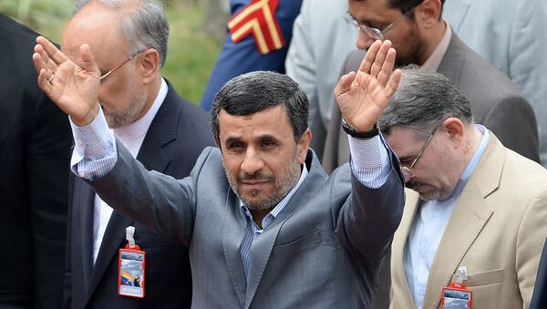 İranın keçmiş prezident Mahmud Əhmədinejad, arxiv şəkli - Sputnik Azərbaycan