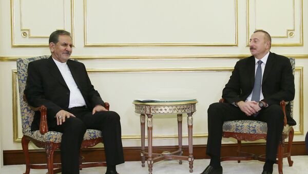 İlham Əliyev İstanbulda İranın Birinci vitse-prezidenti Eshaq Cahangiri ilə görüşüb - Sputnik Azərbaycan