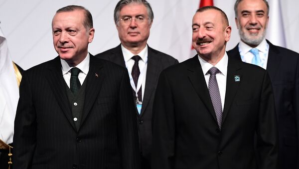 В Стамбуле с участием Ильхама Алиева и Реджепа Тайипа Эрдогана началась встреча D-8 - Sputnik Azərbaycan