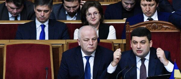 Заседание Верховной рады Украины в Киеве Заседание Верховной рады Украины в Киеве - Sputnik Азербайджан