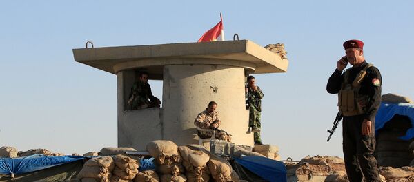 Курдские боевики в Ираке, 17 октября 2017 года - Sputnik Азербайджан