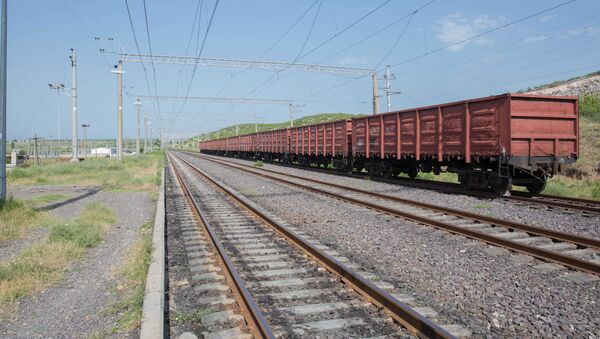 Железная дорога Баку-Тбилиси-Карс - Sputnik Азербайджан