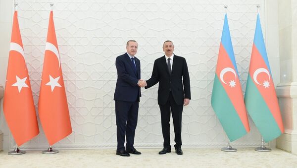 Церемония официальной встречи Президента Турции Реджепа Тайипа Эрдогана - Sputnik Азербайджан