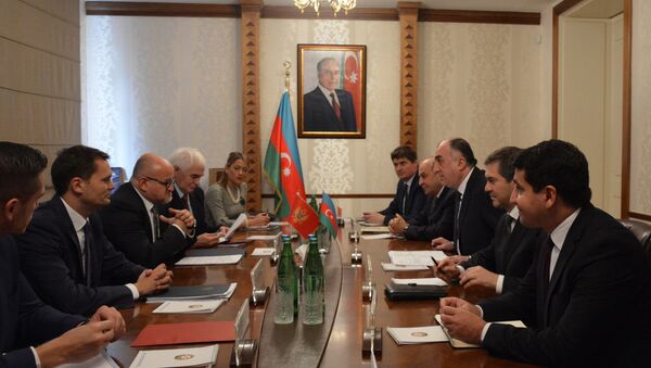 Встреча глав МИД Азербайджана и Черногории - Sputnik Азербайджан