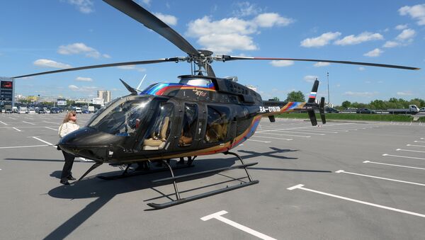 Вертолет Bell 407 GX, фото из архива - Sputnik Азербайджан
