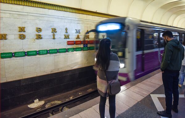Бакинский метрополитен. Станция Нариман Нариманов Бакинский метрополитен. Станция Нариман Нариманов - Sputnik Азербайджан