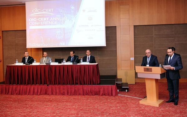 Международная ежегодная конференция по вопросам кибербезопасности, Баку, 7 ноября 2017 года - Sputnik Азербайджан