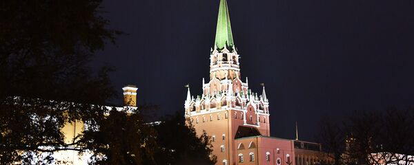 Троицкая башня Московского Кремля Троицкая башня Московского Кремля - Sputnik Азербайджан