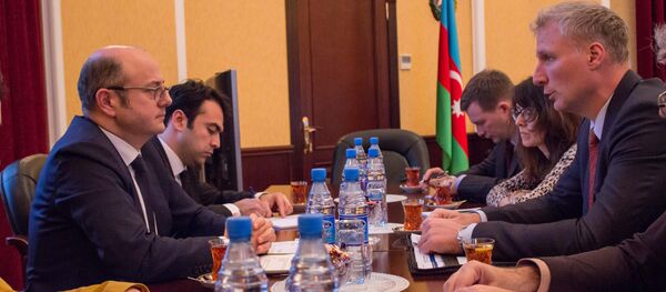 Посол ЕС в Азербайджане Кестутис Янкаускас побывал в Министерстве энергетики Азербайджана - Sputnik Азербайджан