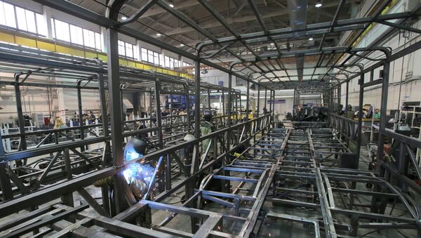 Цех завода, фото из архива - Sputnik Азербайджан