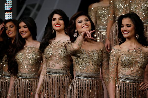 Участницы на конкурсе красоты Мисс Венесуэла - Sputnik Азербайджан