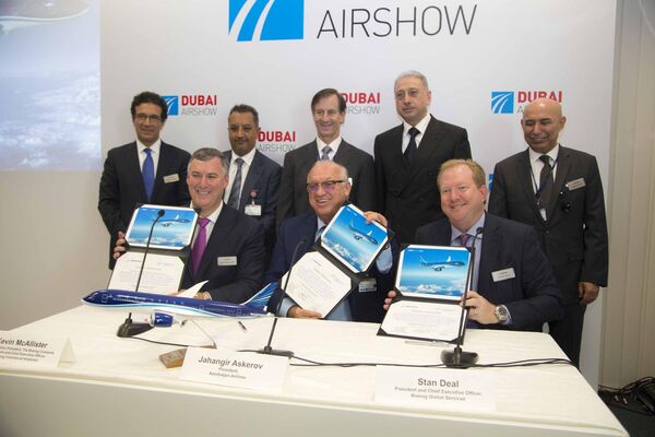 Подписание соглашения между AZAL и Boeing о покупке новых самолетов Подписание соглашения между AZAL и Boeing о покупке новых самолетов - Sputnik Азербайджан