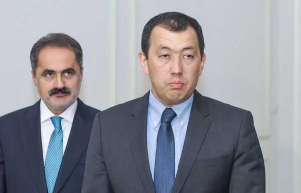 Президент Казахстанских железных дорог Канат Алпысбаев Президент Казахстанских железных дорог Канат Алпысбаев - Sputnik Азербайджан