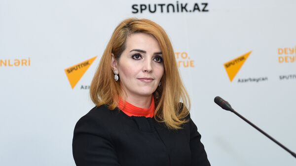 руководитель общественной организации Институт молодых демократов Егяна Гаджиева - Sputnik Азербайджан