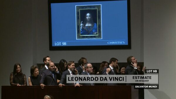 Аукцион по продаже картины Леонардо да Винчи - Sputnik Азербайджан