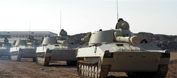 Войска Нахчыванского гарнизона продолжают деятельность в рамках командно-штабных военных игр - Sputnik Азербайджан