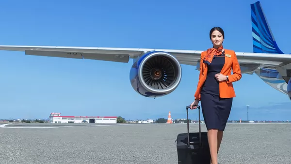 Бортпроводница в ЗАО Азербайджанские авиалинии (AZAL) - Sputnik Азербайджан
