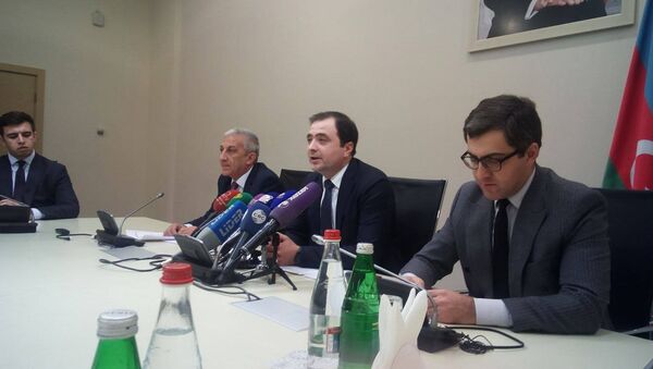 Пресс-конференции в Бакинском бизнес-центре - Sputnik Азербайджан