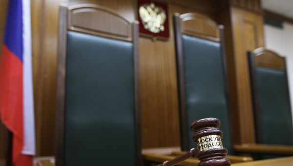 В зале одного из судов города Москвы, фото из архива - Sputnik Азербайджан