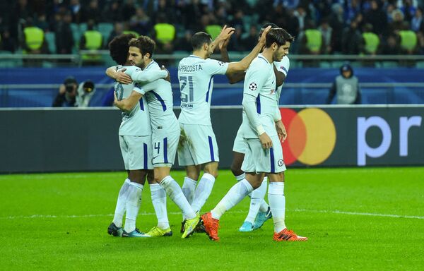 Матч пятого тура группового этапа Лиги чемпионов UEFA между ФК Карабах и ФК Челси - Sputnik Азербайджан