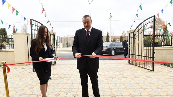 Состоялось открытие яслей-детского сада, построенного по инициативе Фонда Гейдара Алиева в Агджабеди - Sputnik Азербайджан