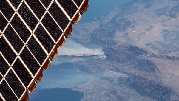 Beynəlxalq Kosmik Stansiyadan Kaliforniya yarımadasının görünüşü - Sputnik Azərbaycan