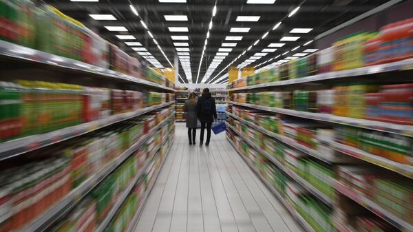 Покупатели в супермаркете, фото из архива - Sputnik Азербайджан